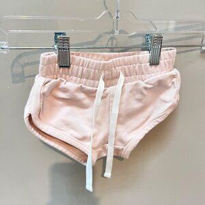 Toddler Girls Pink Organic‎ Cotton Blend Shorts By Jamie Kay- Sz. 3